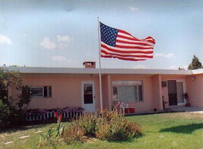 House and Flag