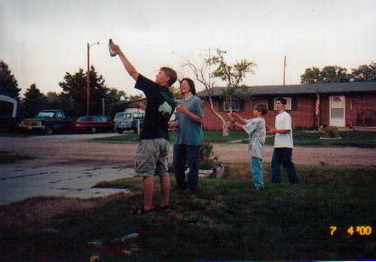 Bottle-rocket fun